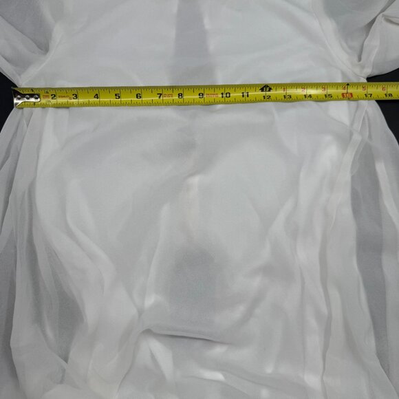 NWT Show Me Your MuMu Junebug Dress Women’s XS White Boho Mini Bell Sleeve Beach - Picture 10 of 12